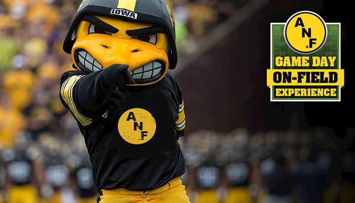 Iowa Farm Bureau and Iowa Hawkeyes team up to provide "ANF Game Day On-Field Experience" 