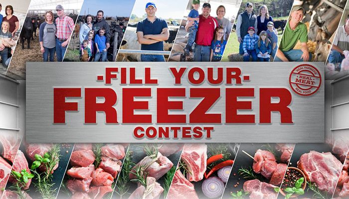 Iowa Farm Bureau and Fareway's "Fill Your Freezer" contest shows real meat tops the family dinner table in Iowa 