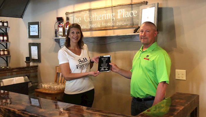 S&B Farms Distillery named Iowa Farm Bureau’s Renew Rural Iowa Entrepreneur Award winner for innovation and filling a crucial need
