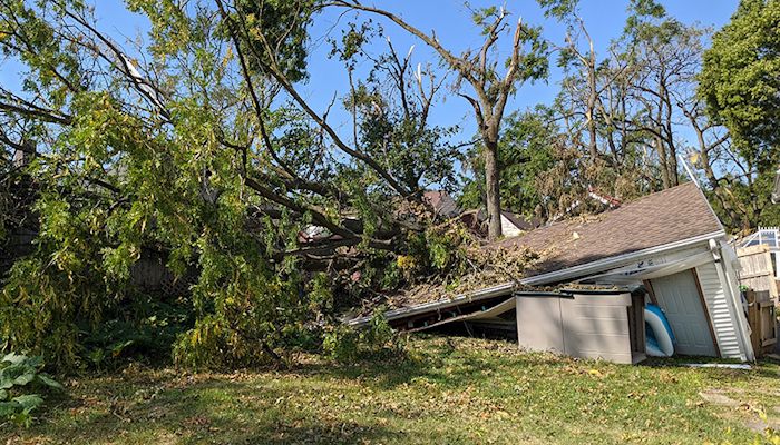 Cedar Rapids derecho damage