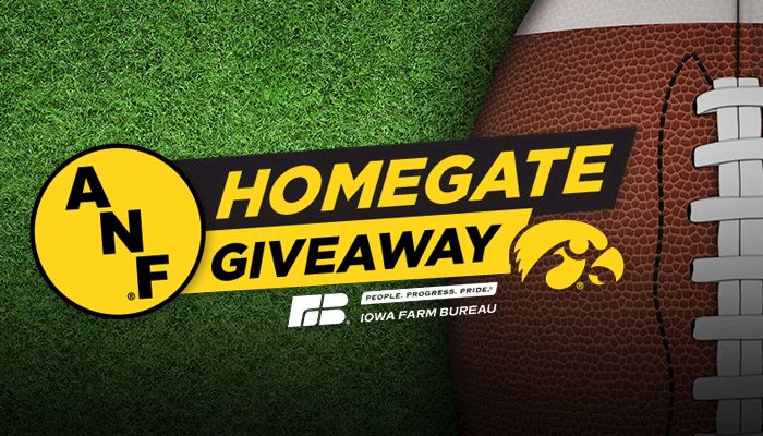 Iowa Farm Bureau teams up with Iowa Hawkeyes to provide fans an 'ANF Homegate Giveaway'
