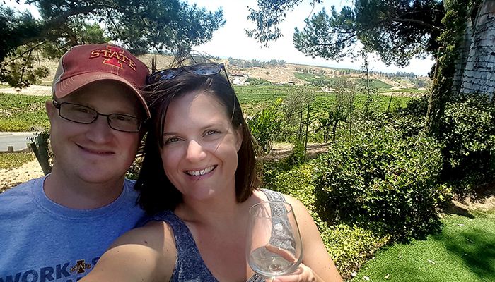 Winery tourists