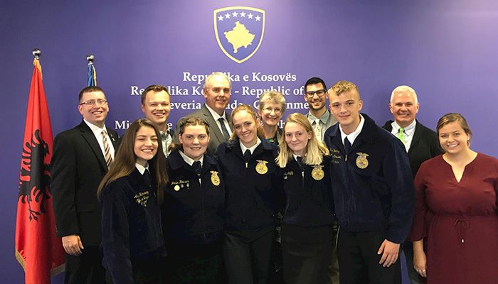 Young Iowans and Kosovans bond through agriculture