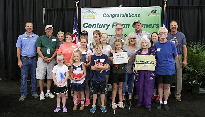 Iowa Century Farm family