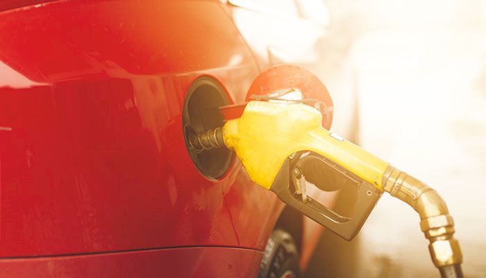 pumping ethanol fuel into car