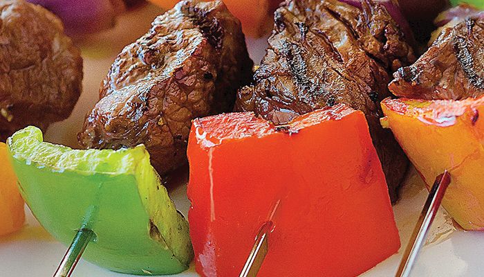 Beef kabobs