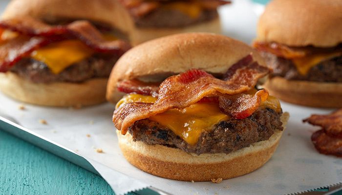 Maple-Bacon Beer Burgers