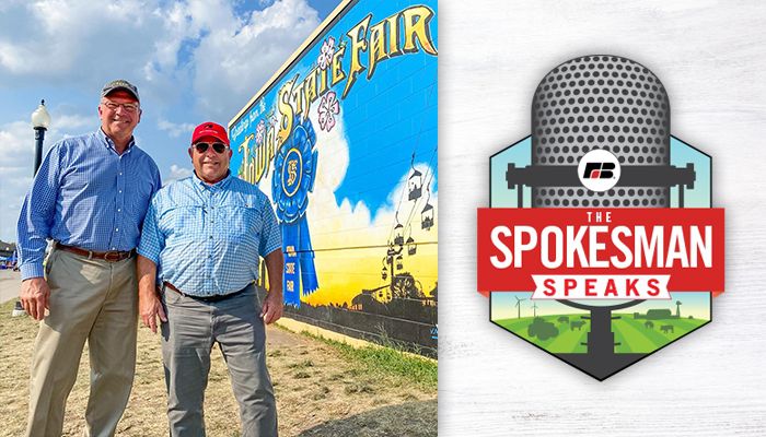 Iowa Farm Bureau President Craig Hill and American Farm Bureau President Zippy Duvall at the Iowa State Fair