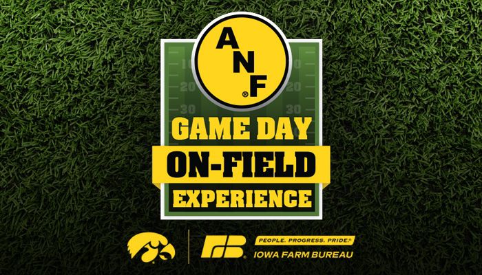 Iowa Farm Bureau and Iowa Hawkeyes team up to provide 'ANF Game Day On-Field Experience'