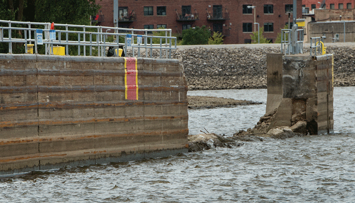 Lock and dam