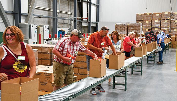 County presidents help feed the hungry 