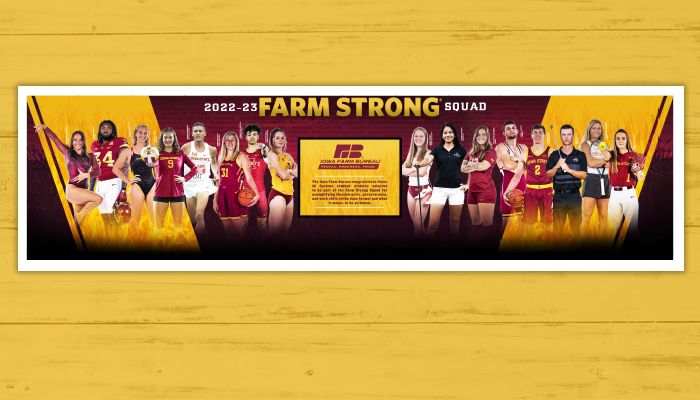 Iowa State, Iowa Farm Bureau announce 2022-23 Farm Strong Squad