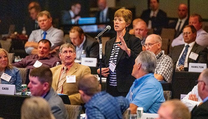 Decatur County Farm Bureau's Deanna Brennecke discusses the bond referendum notification policy