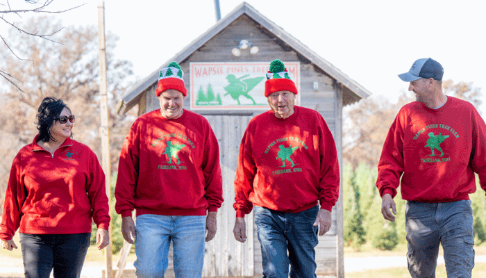 Cherish the experience at Wapsie Pines Tree Farm 