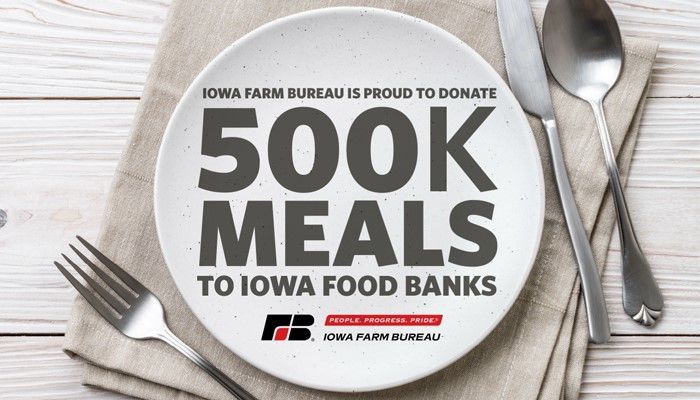 IFBF donates $100,000 to Iowa Food Bank Association 