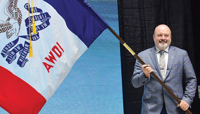 Iowa Farm Bureau President Brent Johnson 