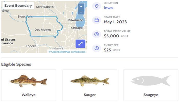 2023 Iowa Walleye Challenge