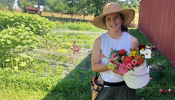 Morgan Hibbs flower farm