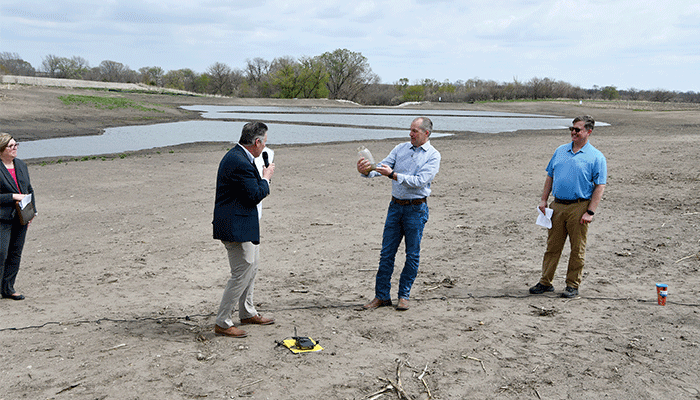 DMACC dedicates new wetland on farm 