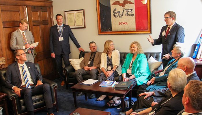Prop 12, farm bill among top issues on summer policy trip 