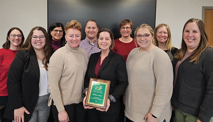James honored for excellence in teaching about ag 