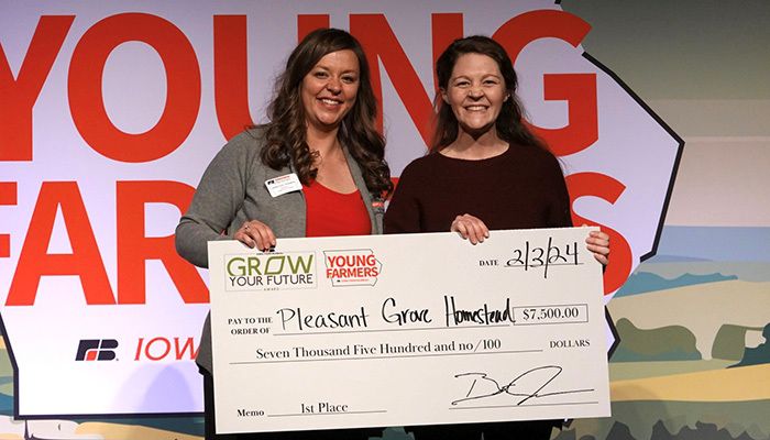 Ashley Wenke with Pleasant Grove Homestead