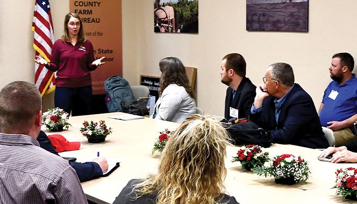 Farm Bureau members visit California, discuss Prop 12 