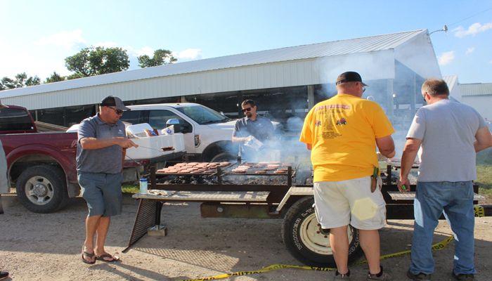 Burger Feed at the county fair	