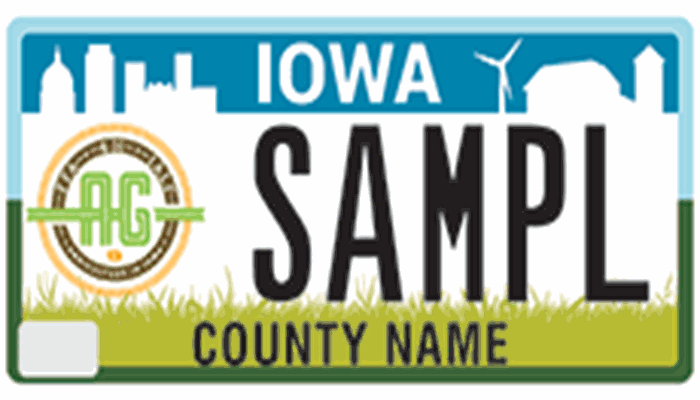 Ag specialty license plates