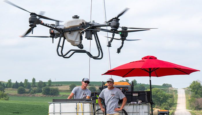 Childhood friends launch drone spraying start-up 