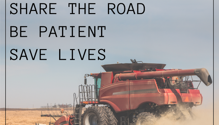 Share the road this harvest