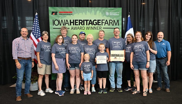 2024 Heritage Farms recipients honored at Iowa State Fair