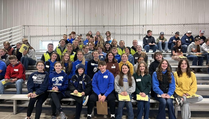 Clear Creek Amana FFA Host Livestock Annual Judging Contest 