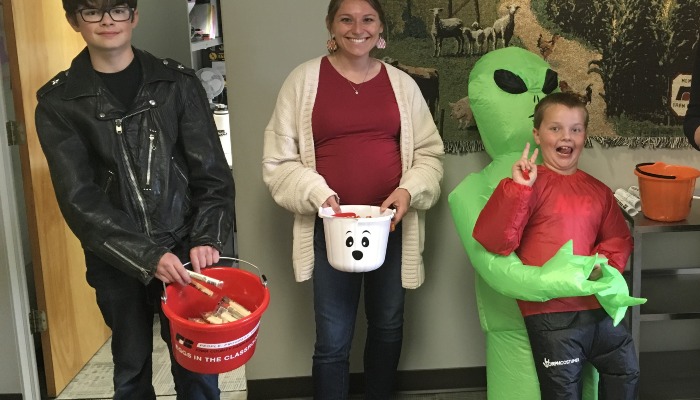 AITC greets trick or treaters