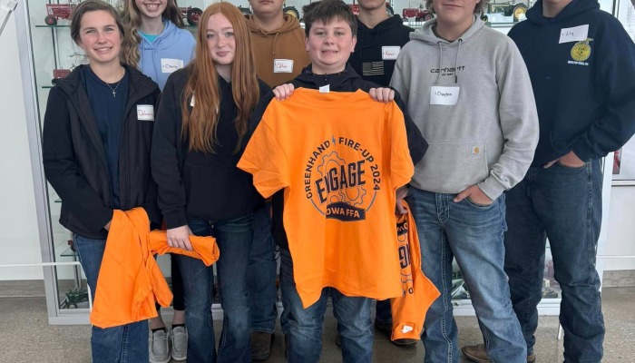 Moulton-Udell FFA members organize Greeenhand Fire Up conference