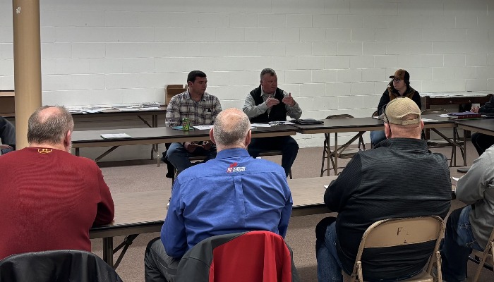 Meeting with Iowa County Supervisors