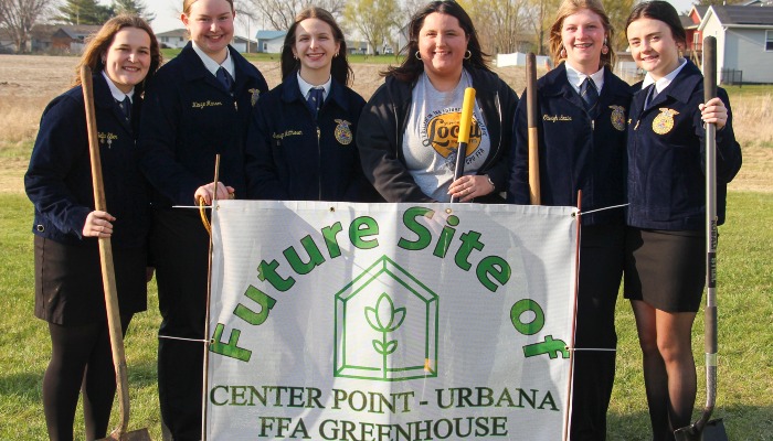 Greenhouse groundbreaking ceremony