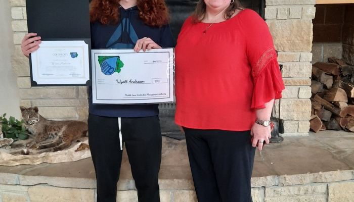 East Marshall high school student wins Middle Iowa Watershed Management Authority Logo design contest
