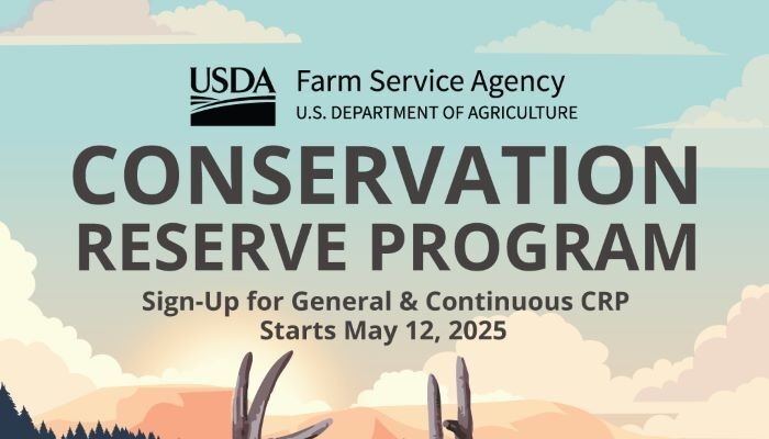 Conservation Reserve Program Enrollment for 2025 Announced