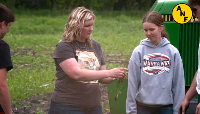 Kaitlyn Porter, a dedicated farmer in Franklin County and FFA advisor at West Fork High School
