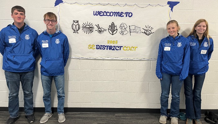 FFA Leaders Attend District Conference