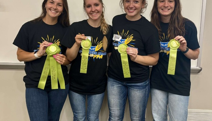 Clear Creek Amana FFA Members Compete at June Contest