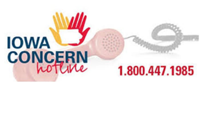 Iowa Concern Hotline 800-447-1985