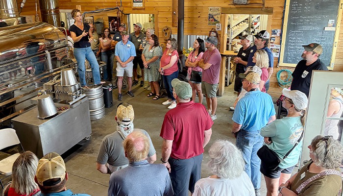 Traditional sugar making at Silloway Maple