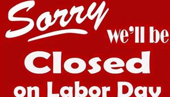 Offices closed for Labor Day