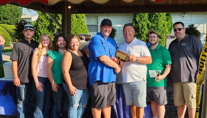 First annual Heart of the County Fair Award Goes to Dallas County Fair Board President, Sean Hick and Family
