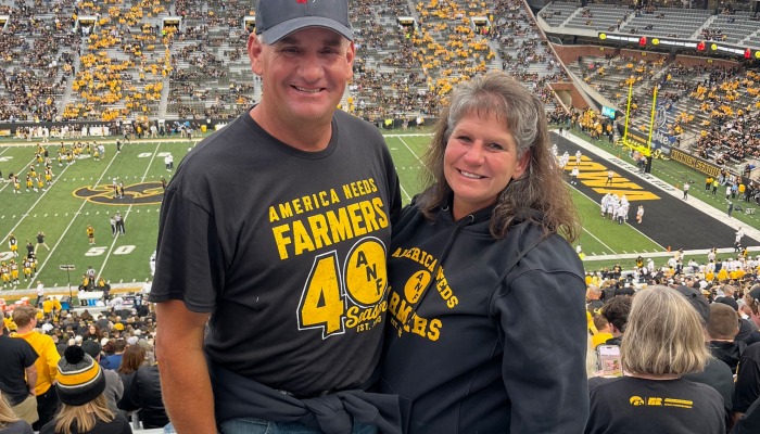 Johnson County represented at ANF Hawkeyes Game 