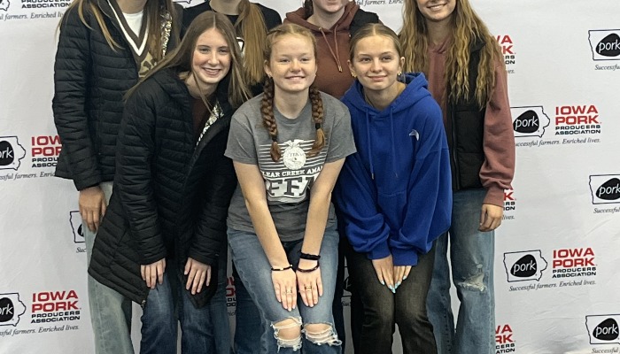 Clear Creek Amana FFA Attend Pork Congress