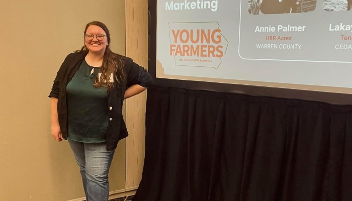Warren County farmer shares local marketing insights at IFBF Young Farmer Conference