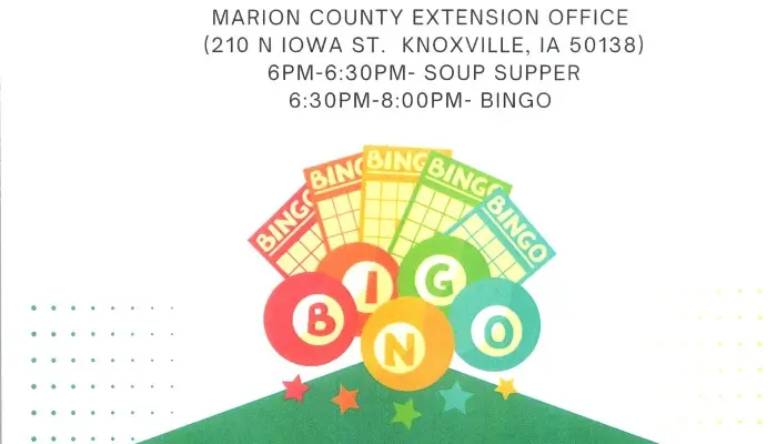 Bingo fundraiser for 4-H 
